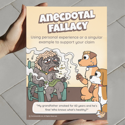 Anecdotal Fallacy Poster