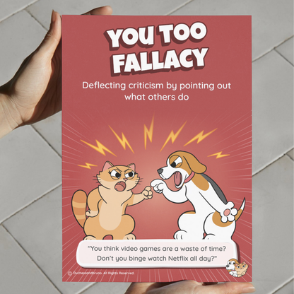 You Too Fallacy Poster