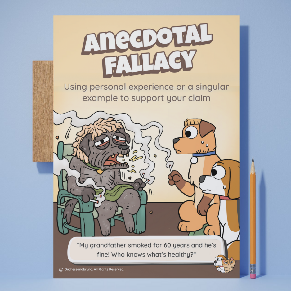 Anecdotal Fallacy Poster