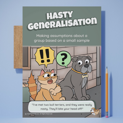Hasty Generalisation Poster