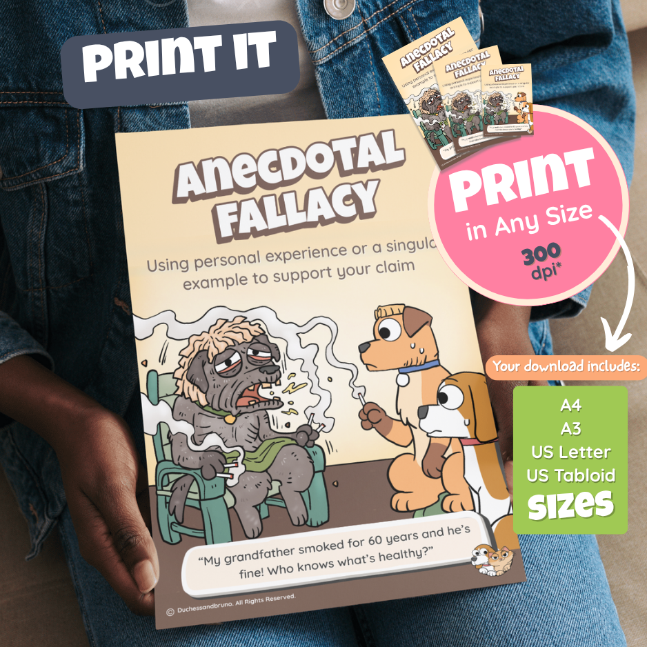Anecdotal Fallacy Poster