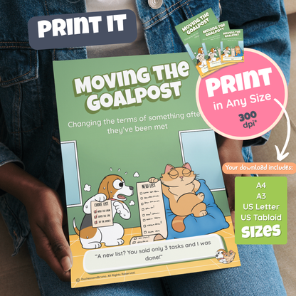 Moving the Goalpost Poster