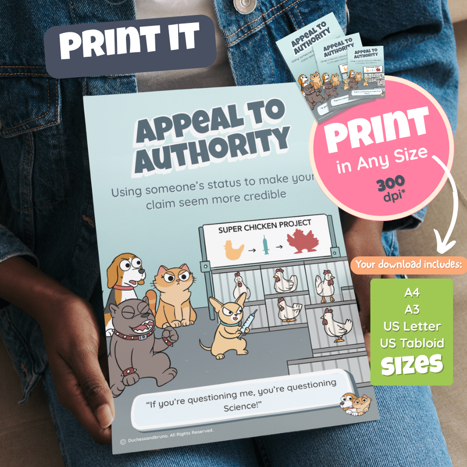 Appeal to Authority Poster