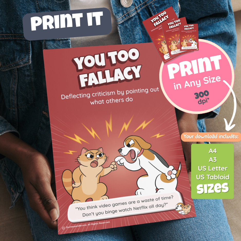 You Too Fallacy Poster