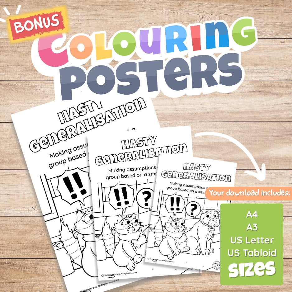 Hasty Generalisation Poster