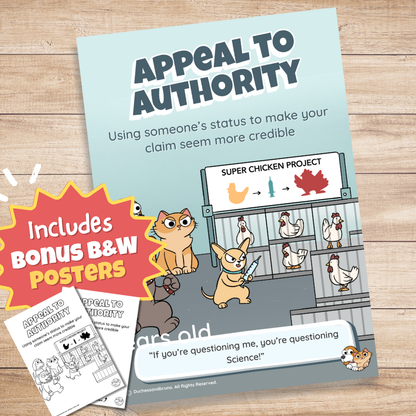 Appeal to Authority Poster