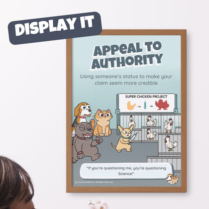 Appeal to Authority Poster