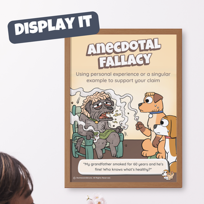 Anecdotal Fallacy Poster