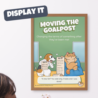 Moving the Goalpost Poster