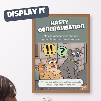 Hasty Generalisation Poster