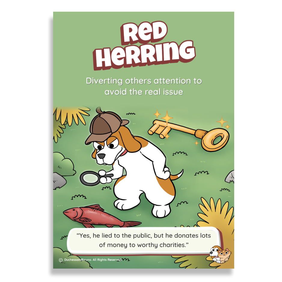 Red Herring Poster – Duchess and Bruno