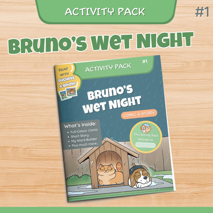 Bruno's Wet Night Activity Pack