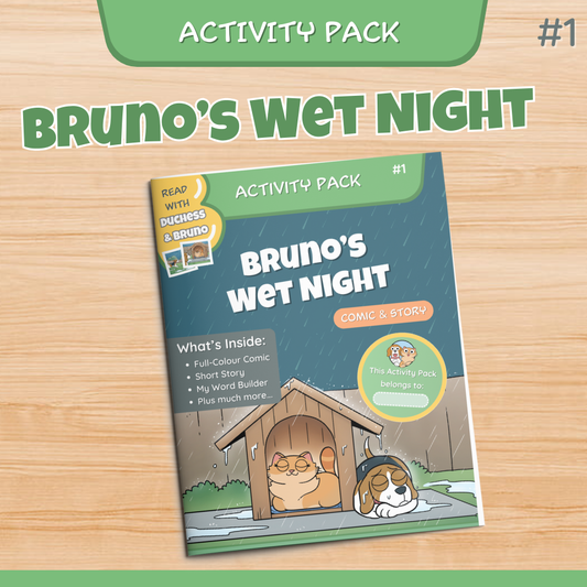 Bruno's Wet Night Activity Pack