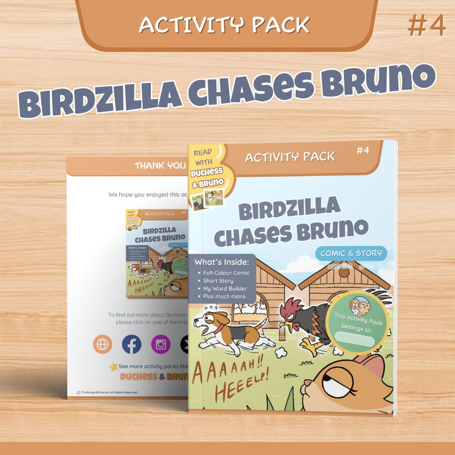 Birdzilla Chases Bruno Activity Pack