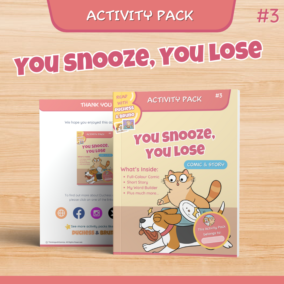 You Snooze You Lose Activity Pack