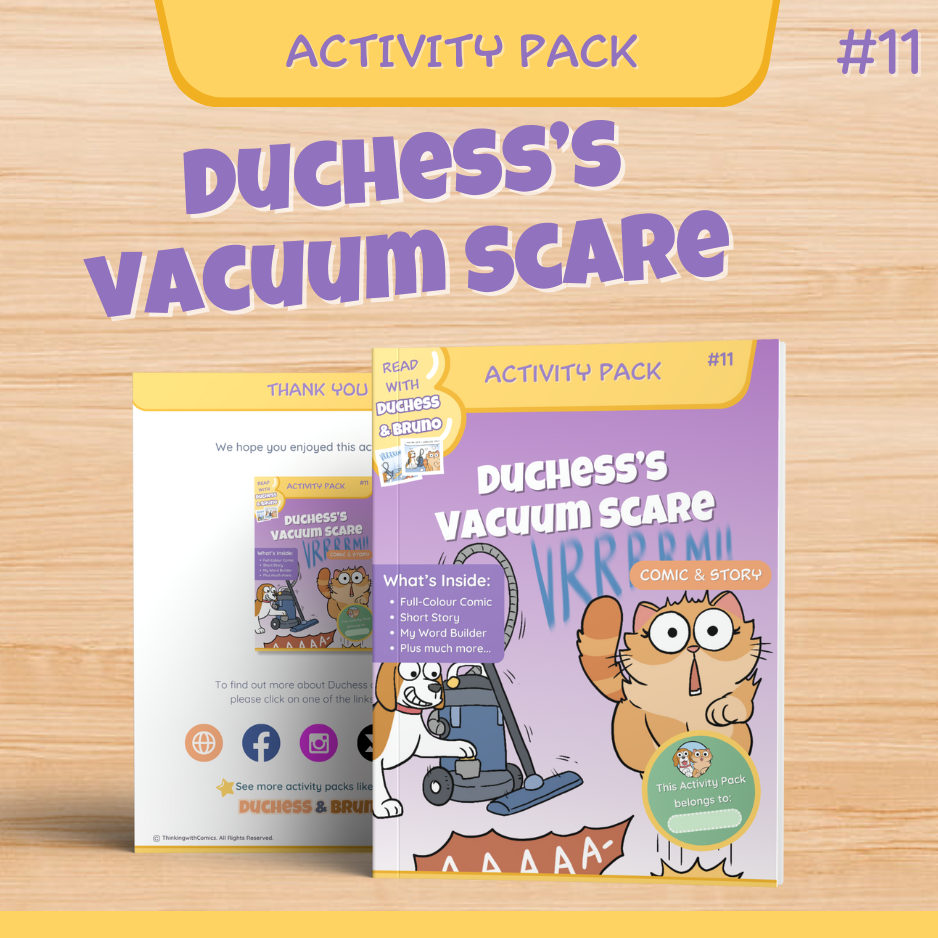 Duchess's Vacuum Scare Activity Pack