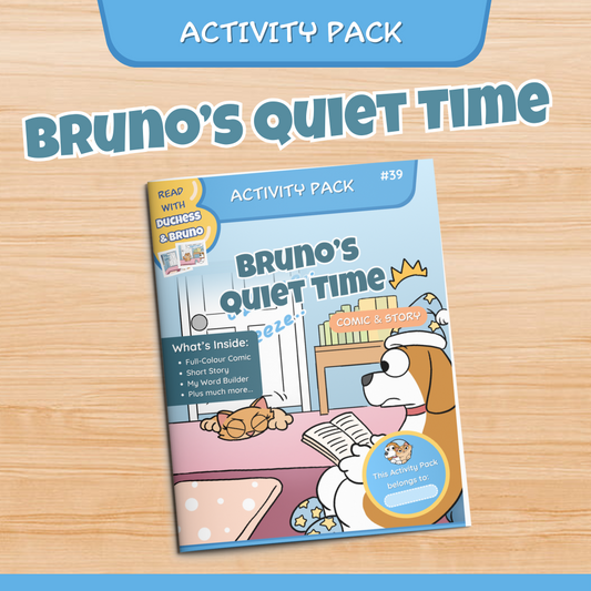 Bruno's Quiet Time Activity Pack