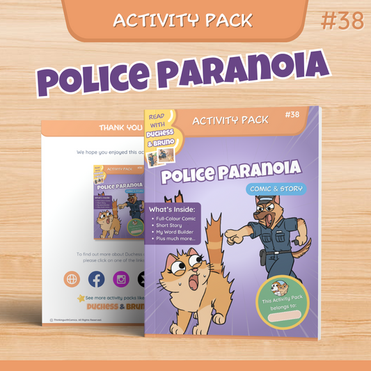 Police Paranoia Activity Pack