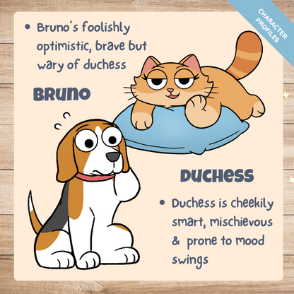 Bruno Misses Duchess Colouring Funpack