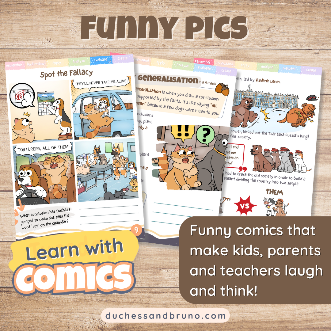 Hasty Generalisation Fallacy Activity Pack