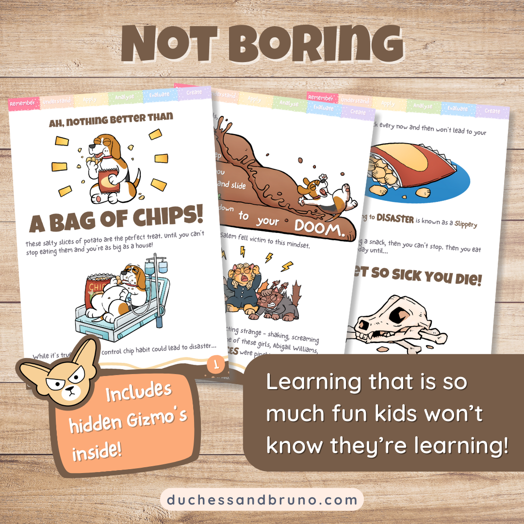 Slippery Slope Fallacy Activity Pack – Duchess and Bruno