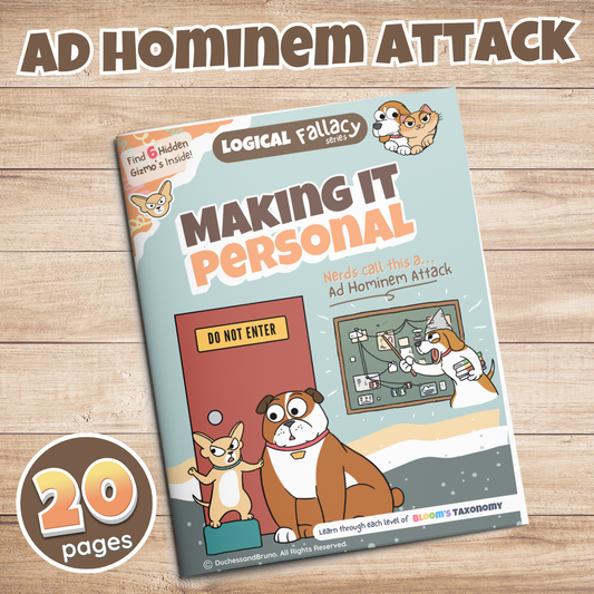 Ad hominem Attack Fallacy Activity Pack