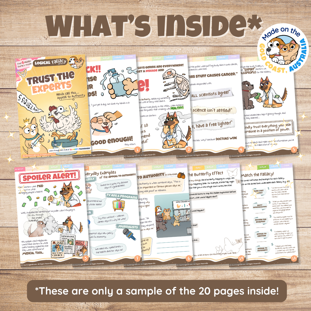 Appeal to Authority Fallacy Activity Pack