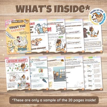 Appeal to Authority Fallacy Activity Pack