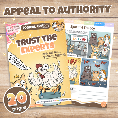 Appeal to Authority Fallacy Activity Pack