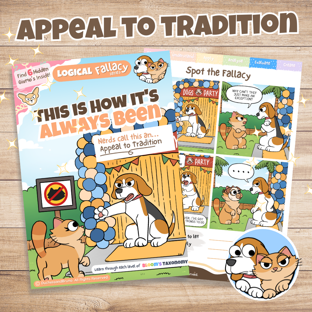 Appeal to Tradition Fallacy Activity Pack