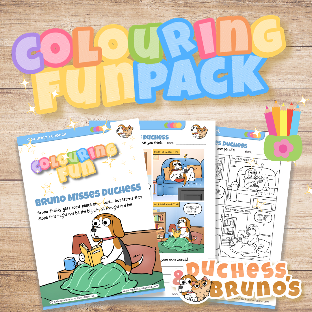 Bruno Misses Duchess Colouring Funpack