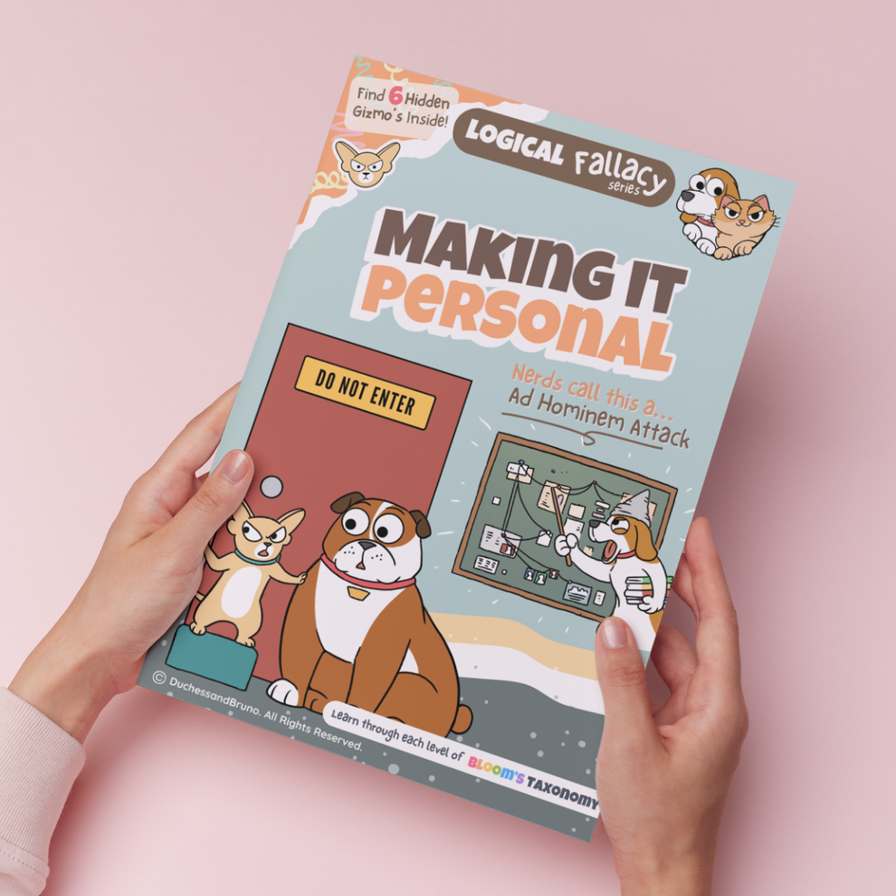 Ad hominem Attack Logical Fallacy Activity Pack – Duchess and Bruno