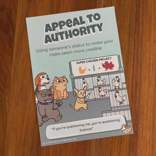 Appeal to Authority Poster