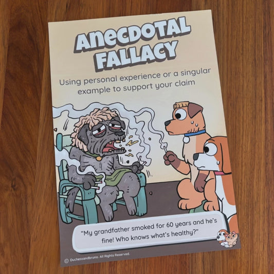 Anecdotal Fallacy Poster