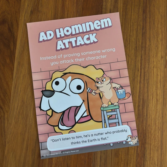 Ad Hominem Attack Poster