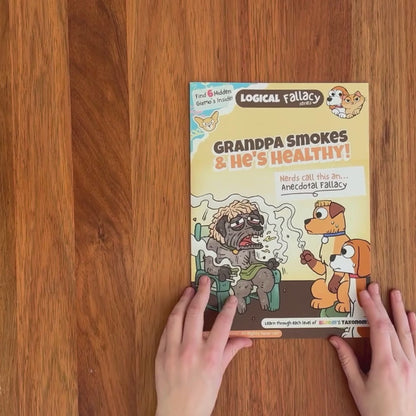 Sophisme Anacdotique — Cahier d'Activités de Pensée Critique pour Enfants et Ados, 10 ans et plus | Cahier d'Exercices sur les Sophismes Logiques