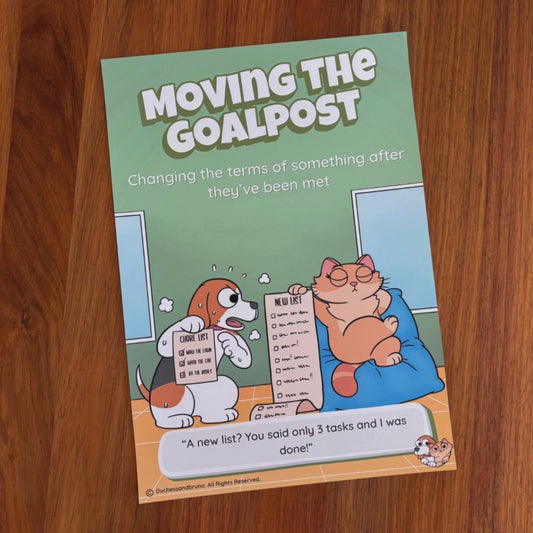 Moving the Goalpost Poster